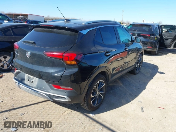 2022 Buick Encore GX Select with VIN KL4MMDS24NB102256, listed as a IAAI auction lot 41434524 with 57,324 mi miles and . Bid and sale history available at DreamBid. Image 4.