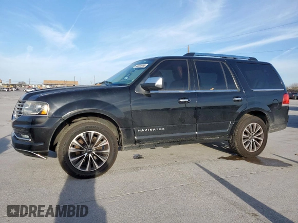 2017 Lincoln Navigator Select with VIN 5LMJJ2HTXHEL00423, listed as a Copart auction lot 48228985 with 175,204 mi miles and Salvage title. Bid and sale history available at DreamBid. Image 1.
