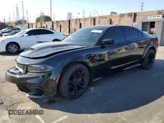 2023 Dodge Charger SRT Hellcat Widebody Jailbreak with VIN 2C3CDXL92PH626230, listed as a Copart auction lot 47018835 with 5,199 mi miles and Salvage Title. Bid and sale history available at carsss.com. Image 1.