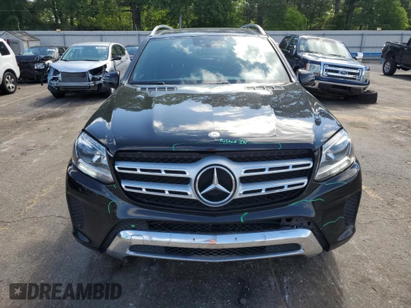 2017 Mercedes-Benz GLS 450 with VIN 4JGDF6EE8HA938157, listed as a Copart auction lot 50712854 with 85,280 mi miles and . Bid and sale history available at DreamBid. Image 5.