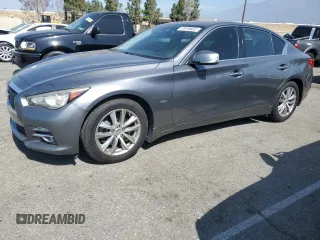 2016 Infiniti Q50 Premium with VIN JN1EV7AP8GM303089, listed as a Copart auction lot 61816855 with 134,282 mi miles and Clean title. Bid and sale history available at DreamBid. Image 1.