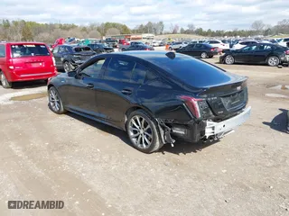 2024 Cadillac CT5-V with VIN 1G6DV5RWXR0105314, listed as a IAAI auction lot 41727296 with 12,790 mi miles. Bid and sale history available at carsss.com. Image 3.