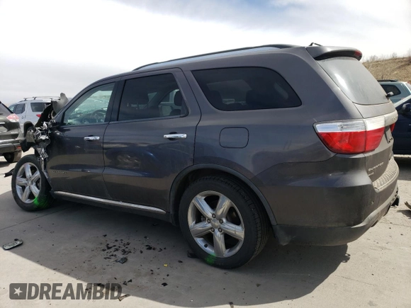 2013 Dodge Durango Citadel with VIN 1C4SDJETXDC688227, listed as a Copart auction lot 49037955 with Not provided miles and Salvage title. Bid and sale history available at DreamBid. Image 2.