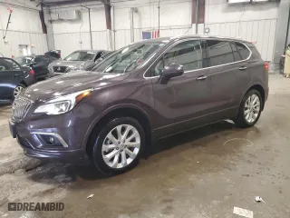 2017 Buick Envision Premium I with VIN LRBFXESX5HD122174, listed as a Copart auction lot 52138475 with 19,655 mi miles and Non Repairable. Bid and sale history available at carsss.com. Image 1.