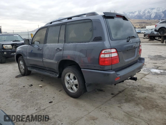 2003 Toyota Land Cruiser with VIN JTEHT05J932048998, listed as a Copart auction lot 88361125 with 0 mi miles and Salvage Title. Bid and sale history available at carsss.com. Image 2.