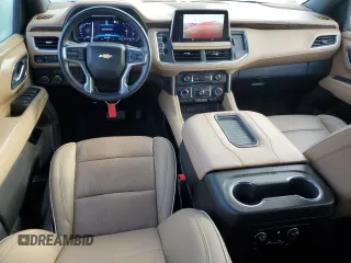 2023 Chevrolet Suburban Premier with VIN 1GNSCFKD8PR174382, listed as a Copart auction lot 55236275 with 43,997 mi miles and Salvage title. Bid and sale history available at DreamBid. Image 8.