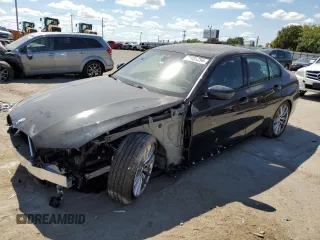2023 BMW 3 Series 330i with VIN 3MW69FF0XP8D70556, listed as a Copart auction lot 71986004 with 19,000 mi miles and Salvage Title. Bid and sale history available at carsss.com. Image 1.