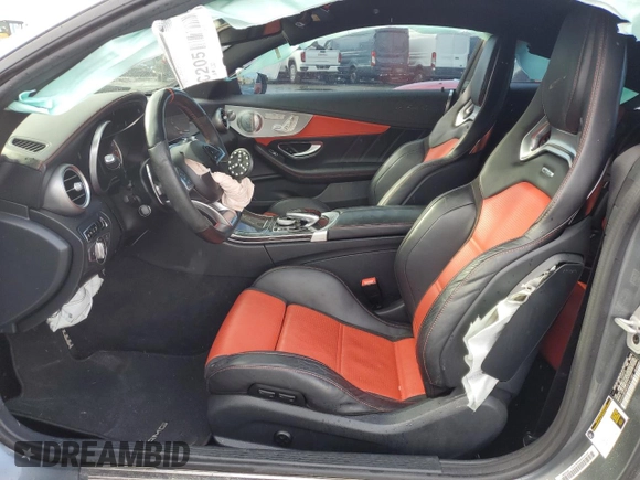 2017 Mercedes-Benz C 63 S AMG with VIN WDDWJ8HB0HF441282, listed as a Copart auction lot 86329554 with Not Provided miles and Salvage Title. Bid and sale history available at carsss.com. Image 7.