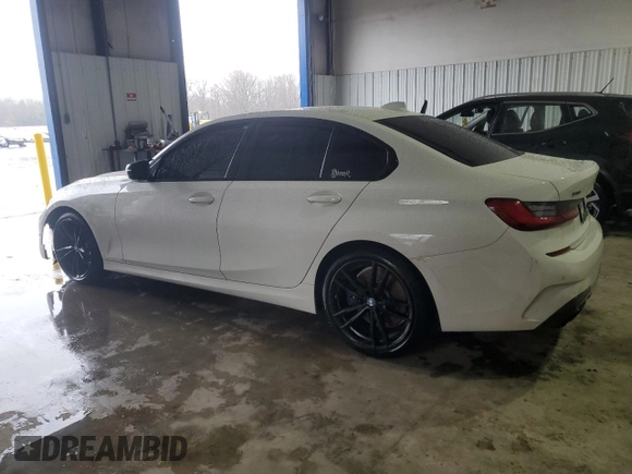 2021 BMW 3 Series M340i xDrive with VIN 3MW5U9J02M8B60533, listed as a Copart auction lot 84322494 with 0 mi miles and Salvage Title. Bid and sale history available at carsss.com. Image 2.