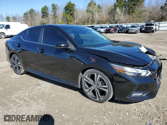 2020 Nissan Sentra SR with VIN 3N1AB8DV7LY289958, listed as a Copart auction lot 49852365 with 66,672 mi miles and Salvage Title. Bid and sale history available at DreamBid. Image 4.