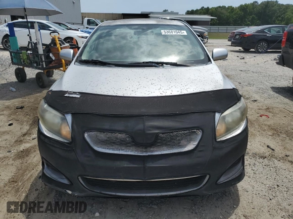 2010 Toyota Corolla with VIN 2T1BU4EE8AC451290, listed as a Copart auction lot 53681045 with 140,917 mi miles and Non Repairable. Bid and sale history available at DreamBid. Image 5.