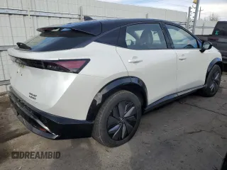 2023 Nissan ARIYA Evolve+ z VIN JN1DF0BB6PM709617, wystawiony jako Copart lot #43795565 z przebiegiem 13 012 mil mil oraz Nie do naprawy • Non repairable. Historia ofert i sprzedaży dostępna na DreamBid. Obrazek 3.