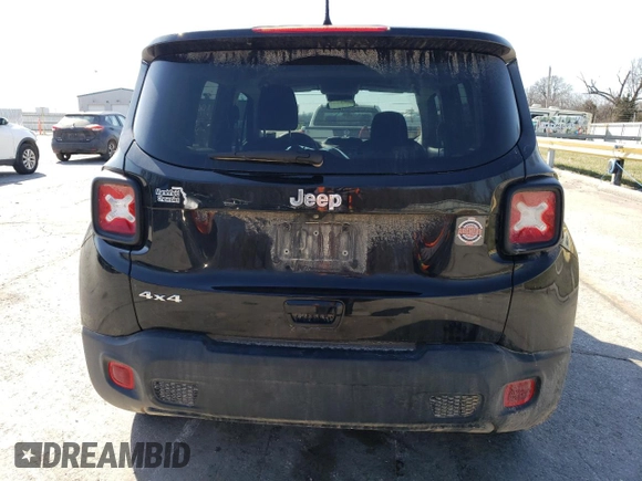 2023 Jeep Renegade Latitude with VIN ZACNJDB10PPP26815, listed as a Copart auction lot 48479055 with 11,393 mi miles and Salvage Title. Bid and sale history available at carsss.com. Image 6.