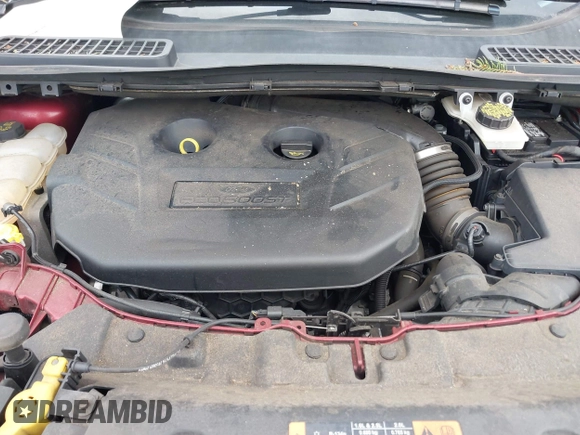 2016 Ford Escape Titanium with VIN 1FMCU9J92GUB13000, listed as a IAAI auction lot 41725258 with 66,817 mi miles. Bid and sale history available at carsss.com. Image 10.