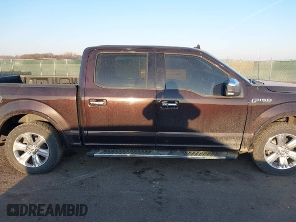 2018 Ford F-150 XL with VIN 1FTEW1EG7JKC03490, listed as a IAAI auction lot 41819970 with 102,375 mi miles and . Bid and sale history available at DreamBid. Image 14.