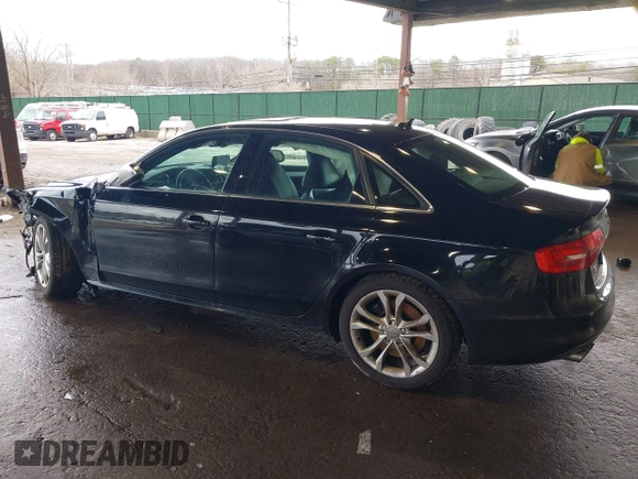 2014 Audi S4 Premium Plus with VIN WAUDGAFL8EA119191, listed as a IAAI auction lot 41697393 with 157,166 mi miles. Bid and sale history available at carsss.com. Image 3.