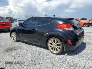 2013 Hyundai Veloster w/Gray Int with VIN KMHTC6AD0DU146529, listed as a Copart auction lot 62612425 with 128,554 mi miles and Clean title. Bid and sale history available at DreamBid. Image 2.