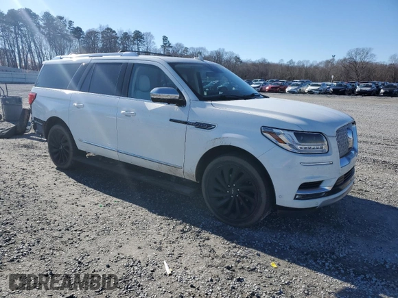2021 Lincoln Navigator Black Label z VIN 5LMJJ3TT3MEL03929, wystawiony jako Copart lot #88942155 z przebiegiem 55 633 mil mil oraz Szkoda całkowita • Salvage title. Historia ofert i sprzedaży dostępna na DreamBid. Obrazek 4.