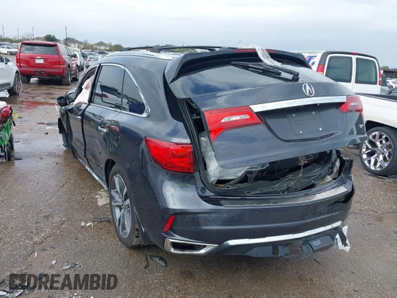 2019 Acura MDX Advance z VIN 5J8YD3H85KL002610, wystawiony jako IAAI lot #41719527 z przebiegiem Nie podano mil oraz . Historia ofert i sprzedaży dostępna na DreamBid. Obrazek 3.