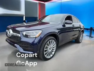 2021 Mercedes-Benz GLC with VIN W1N0J8EB6MF972350, listed as a Copart auction lot 48615825 with 56,399 mi miles and Clean Title. Bid and sale history available at carsss.com. Image 1.