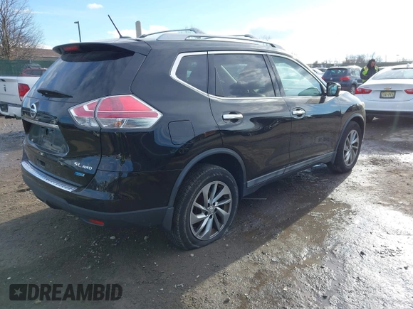 2014 Nissan Rogue SL with VIN 5N1AT2MV1EC845695, listed as a IAAI auction lot 41459067 with 1 mi miles. Bid and sale history available at carsss.com. Image 4.