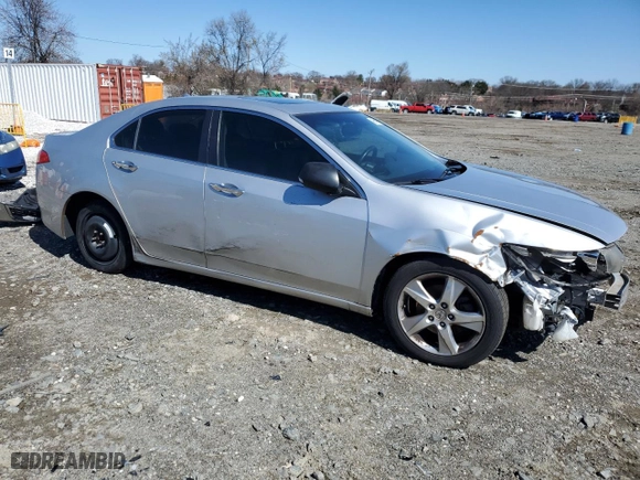 2012 Acura TSX Tech Pkg with VIN JH4CU2F62CC001158, listed as a Copart auction lot 49964235 with 159,089 mi miles and Salvage Title. Bid and sale history available at carsss.com. Image 4.
