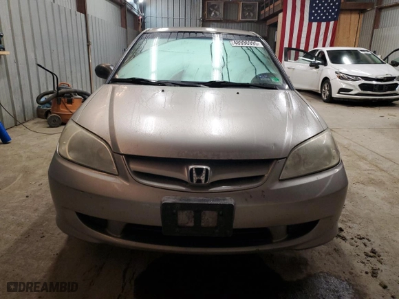 2004 Honda Civic LX with VIN 2HGES15564H596874, listed as a Copart auction lot 48996995 with 176,718 mi miles and Salvage Title. Bid and sale history available at carsss.com. Image 5.