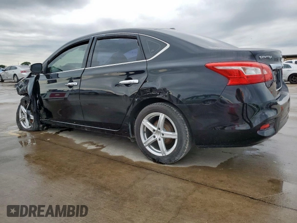 2017 Nissan Sentra S with VIN 3N1AB7AP4HY361416, listed as a Copart auction lot 54874445 with 91,868 mi miles and Salvage Title. Bid and sale history available at DreamBid. Image 2.