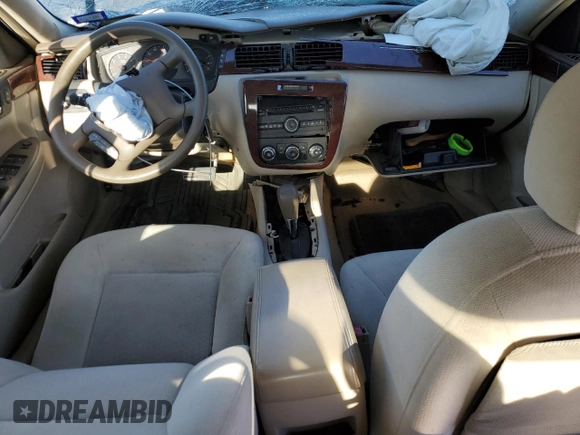 2007 Chevrolet Impala LS z VIN 2G1WB55K679125329, wystawiony jako Copart lot #49898495 z przebiegiem Nie podano mil oraz Szkoda całkowita • Salvage title. Historia ofert i sprzedaży dostępna na DreamBid. Obrazek 8.
