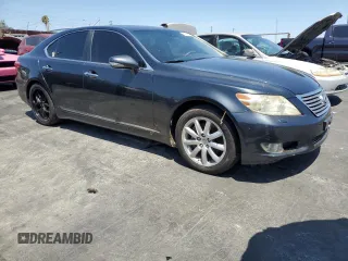 2010 Lexus LS 460 with VIN JTHBL5EF2A5092421, listed as a Copart auction lot 66756174 with 214,879 mi miles and Salvage title. Bid and sale history available at DreamBid. Image 4.