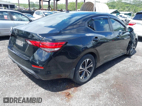 2020 Nissan Sentra SV with VIN 3N1AB8CV6LY215500, listed as a IAAI auction lot 41778106 with 24,981 mi miles and . Bid and sale history available at DreamBid. Image 4.