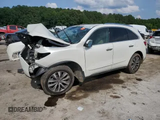 2014 Acura MDX Technology with VIN 5FRYD4H43EB009014, listed as a Copart auction lot 60549285 with 132,773 mi miles and Salvage title. Bid and sale history available at DreamBid. Image 1.