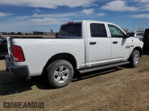 2016 Ram 1500 Tradesman with VIN 1C6RR7KM3GS102145, listed as a Copart auction lot 55087015 with 104,058 mi miles and Salvage title. Bid and sale history available at DreamBid. Image 3.