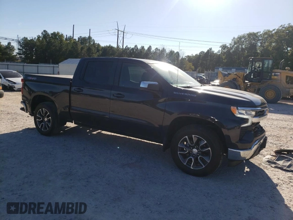 2022 Chevrolet Silverado 1500 LT with VIN 1GCPDDEK1NZ570127, listed as a Copart auction lot 75916724 with 87,646 mi miles and Salvage Title. Bid and sale history available at DreamBid. Image 4.
