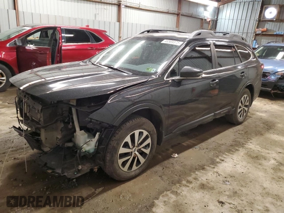 2021 Subaru Outback Premium with VIN 4S4BTADC6M3164041, listed as a Copart auction lot 46569375 with 77,217 mi miles and Salvage Title. Bid and sale history available at DreamBid. Image 1.