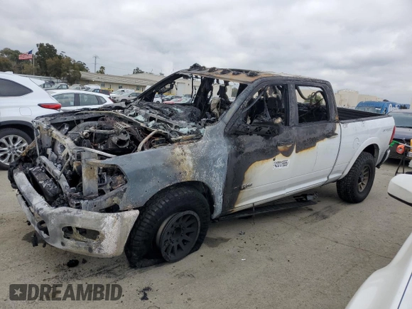 2020 Ram 3500 Laramie with VIN 3C63R3EL2LG241749, listed as a Copart auction lot 43317665 with 0 mi miles and Salvage Title. Bid and sale history available at carsss.com. Image 1.