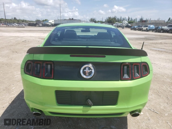 2013 Ford Mustang V6 with VIN 1ZVBP8AM1D5265875, listed as a Copart auction lot 60679005 with 102,380 mi miles and Salvage title. Bid and sale history available at DreamBid. Image 6.