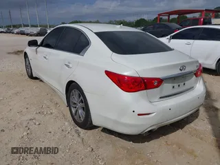 2017 Infiniti Q50 Signature Edition with VIN JN1EV7AP8HM736610, listed as a IAAI auction lot 41611812 with 59,889 mi miles and . Bid and sale history available at DreamBid. Image 3.