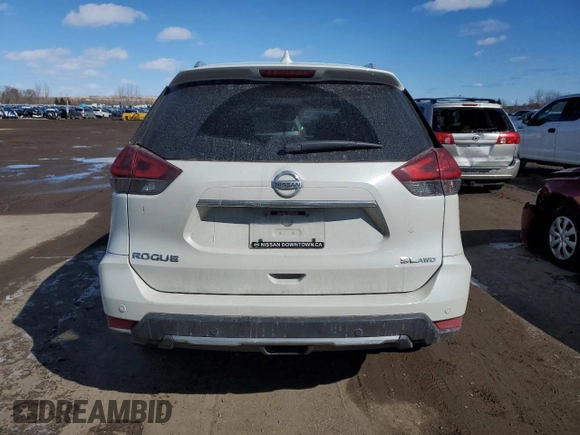 2020 Nissan Rogue SL with VIN 5N1AT2MV5LC703234, listed as a Copart auction lot 48253335 with 51,321 mi miles and Salvage Title. Bid and sale history available at DreamBid. Image 6.