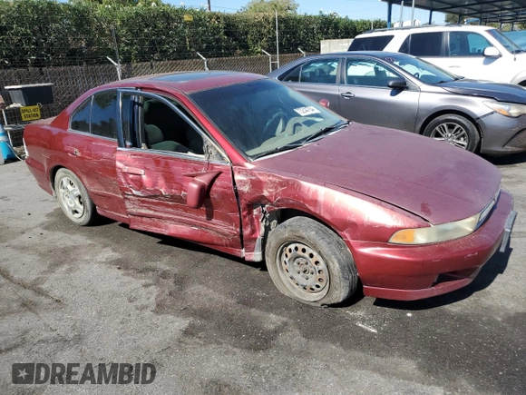 2001 Mitsubishi Galant ES z VIN 4A3AA46G81E155412, wystawiony jako Copart lot #73244754 z przebiegiem 267 491 mil mil oraz Szkoda całkowita • Salvage title. Historia ofert i sprzedaży dostępna na DreamBid. Obrazek 4.