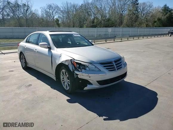 2013 Hyundai Genesis 3.8L with VIN KMHGC4DD4DU246604, listed as a Copart auction lot 47034285 with 146,302 mi miles and Salvage Title. Bid and sale history available at carsss.com. Image 13.