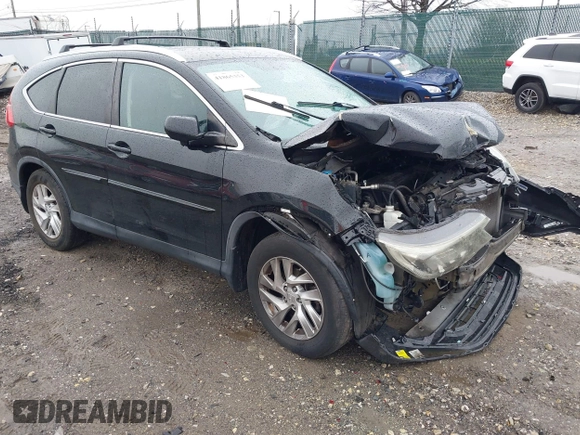 2015 Honda CR-V EX-L with VIN 5J6RM4H77FL044261, listed as a IAAI auction lot 41865353 with Not Provided miles. Bid and sale history available at carsss.com. Image 1.