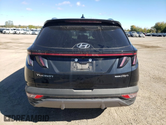 2024 Hyundai Tucson with VIN KM8JDDD27RU145565, listed as a Copart auction lot 75625264 with 16,357 mi miles and Salvage title. Bid and sale history available at DreamBid. Image 6.