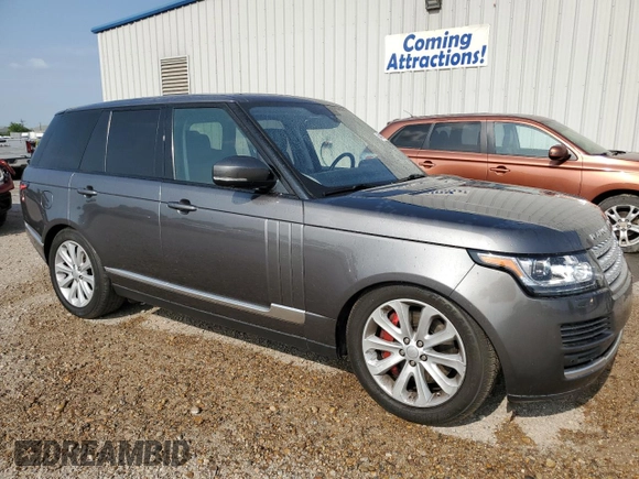 2016 Land Rover Range Rover HSE with VIN SALGS2VF7GA254173, listed as a Copart auction lot 54421575 with 49,487 mi miles and Clean title. Bid and sale history available at DreamBid. Image 4.