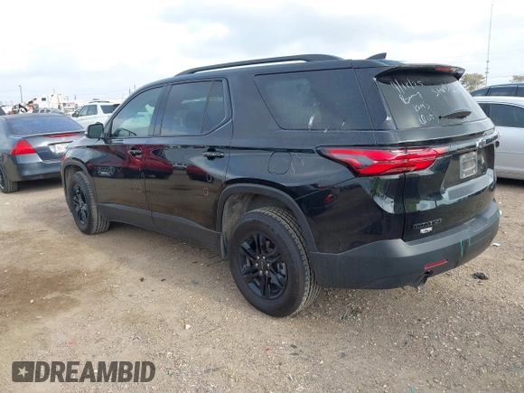 2023 Chevrolet Traverse LT Cloth with VIN 1GNERGKW2PJ212562, listed as a IAAI auction lot 42182348 with 84,069 mi miles and . Bid and sale history available at DreamBid. Image 3.