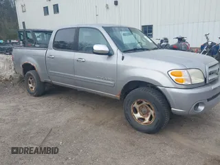 2004 Toyota Tundra SR5 with VIN 5TBDT441X4S442511, listed as a IAAI auction lot 42160328 with 157,997 mi miles and . Bid and sale history available at DreamBid. Image 1.