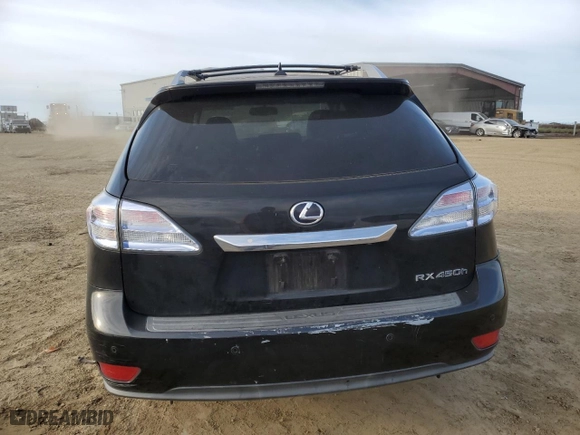 2011 Lexus RX 450h with VIN JTJBC1BA5B2417887, listed as a Copart auction lot 45106875 with 239,808 mi miles and Salvage Title. Bid and sale history available at carsss.com. Image 6.