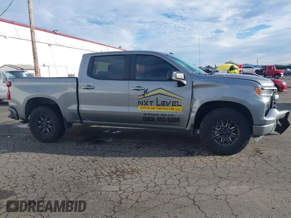 2023 Chevrolet Silverado 1500 RST with VIN 1GCUDEE80PZ186386, listed as a IAAI auction lot 41155640 with 23,442 mi miles. Bid and sale history available at carsss.com. Image 13.