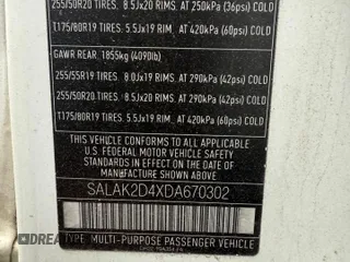 2013 Land Rover LR4 Lux с VIN SALAK2D4XDA670302, выставлен на аукционе Copart как лот 60850605 с пробегом 134 085 миль миль и Чистый • Clean title. История ставок и продаж доступна на DreamBid. Изображение 10.