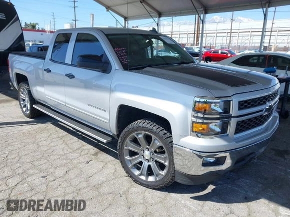 2015 Chevrolet Silverado 1500 LT with VIN 1GCRCREC4FZ231395, listed as a IAAI auction lot 41831339 with 143,137 mi miles. Bid and sale history available at carsss.com. Image 1.
